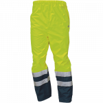 Darbo kelnės vyrams Cerva Epping New, geltona sp./tamsiai mėlyna sp., 3XL dydis