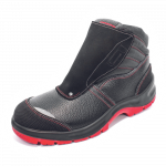 Darbo batai vyrams Panda Safety Nuovo Speciale MF S1P SRC, be aulo, be pa&scaron;iltinimo, juoda/raudona, 47 dydis