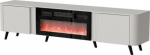 TV staliukas Cama Meble Volare, balta sp., 200 cm x 39 cm x 49 cm