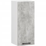 Vir&scaron;utinė virtuvinė spintelė Akord Oliwia, balta sp./pilka sp., 30 cm x 30 cm x 72 cm