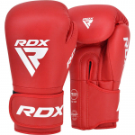 Bokso pir&scaron;tinės RDX Sports IBA, raudona sp., 12 oz