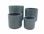 Gėlių vazonas Domoletti LT13824-4S, keramika/molis, &Oslash; 50 cm, žalia sp.