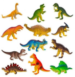 Figūrėlių rinkinys, dinozauras Kruzzel 23434, 12 vnt., įvairių spalvų