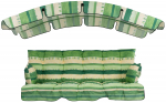Lauko baldų pagalvė Patio Ravenna C020-12BB, žalia sp./įvairių spalvų, 175 x 108 cm
