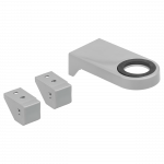 Laikiklis Kuchinox, 19 cm x 9 cm x 5 cm, polivinilchloridas (pvc), pilka sp.