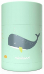Termosas maistui Miniland Ocean Whale, 0.6 l, mint/pilka