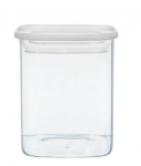 Birių produktų indas Ambition Slim 67580, 0.700 l, skaidri sp./balta sp.