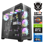 Stacionarus kompiuteris Intop Aqua Ryzen 5 7600X, 1 TB, DDR5 32 GB, SSD 1 TB, NVIDIA GeForce RTX 5050 8 GB GDDR6, Windows 11 Home