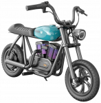 Vaiki&scaron;kas elektrinis motociklas Hyper Gogo Pioneer, mėlyna sp.