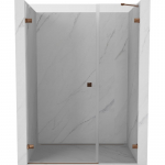 Du&scaron;o durys Mexen Lunar-B Left, 120 cm x 200 cm, rausvojo aukso sp./grūdintas