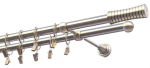 Karnizo komplektas Olimp Walec, 180 cm, &Oslash; 19 mm, antikinio aukso
