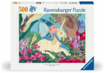 Dėlionė Ravensburger Unicorn, 36 cm x 49 cm, 500 vnt., įvairių spalvų
