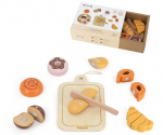 Žaisliniai virtuvės reikmenys, maisto pjaustymo rinkinys Viga Toys PolarB 44297, ruda sp.