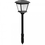 Įsmeigiamas &scaron;viestuvas su saulės baterija Retlux RGL 113, 0.42W, IP44, juoda sp.