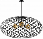 &Scaron;viestuvas lubų Lucide Wolfram 21417/99/30, E27, 3 x 60 W, juoda sp.