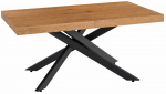 Valgomojo stalas i&scaron;skleidžiamas Hampton, auksinis ąžuolas sp., 160 - 240 cm x 90 cm x 75 cm