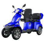 Elektrinis keturratis motoroleris Pro HS650.2, 20000 mAh, 1 kW, mėlyna sp.