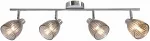 &Scaron;viestuvas lubų Candellux Lighting Jeffrey 94-54883, G9, 4 x 40 W, sidabro sp. / sidabro sp.