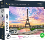 Dėlionė Trefl Romantic Sunset Eiffel Tower 10693, 48 cm x 68.3 cm, 1000 vnt., įvairių spalvų