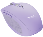 Belaidė kompiuterinė pelė Trust Ozaa Compact, bluetooth / 2.4ghz, violetinė sp.