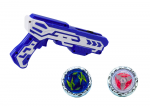 Žaislinis ginklas, su priedais Lean Toys Mini Spy, 17 cm Mėlyna