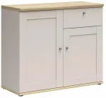 Komoda Stockholm S239-KOM2D1S/9/10-UKA/DMU, ka&scaron;myro sp./mauvella oak sp., 88 cm x 103 cm x 43 cm
