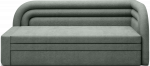 Sofa-lova Fabillo Touch 100, žalia sp., de&scaron;ininė, 223 x 86 cm x 80 cm
