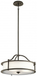 &Scaron;viestuvas kabinamas Elstead Lighting Emory 3, E27, 3 x 60 W, balta sp.