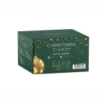 Lempučių girlianda Christmas Touch Stars Curtain, 1.5 m, &scaron;iltai balta sp., 48 LED