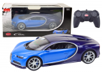 Rc automobilis Rastar Bugatti Veyron Chiron, 1:14, mėlyna