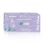 Pir&scaron;tinės vienkartinės Kid-Man Nitrile, M, 100 vnt.