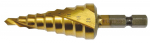 Pakopinis grąžtas Makita D-40185, metalas, hss-tin, hex, 4-20 mm x 7.5 cm