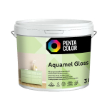Emaliniai dažai, universalūs Pentacolor Aquamel, blizgus, 3 kg, balta