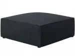 Pufas Micadoni Home Ruby, juoda sp., 93 cm x 93 cm x 40 cm