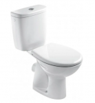 Unitazas, pastatomas Jika Euroline, su dangčiu, 370 mm x 670 mm