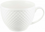 Puodelis Ambition Grid, balta sp., 0.26 l