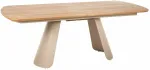 Valgomojo stalas i&scaron;skleidžiamas Canon, ąžuolo sp./ka&scaron;myro sp., 200 - 240 cm x 100 cm x 76 cm
