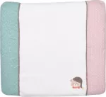 Vystymo lentos užvalkalas BabyFehn Bruno, 85 cm x 78 cm, mėlyna sp./balta sp./rožinė sp.
