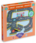 Dėlionė Djeco Crazy Motors City Circuit DJ05498, 55 cm x 87 cm, 26 vnt., pilka sp.