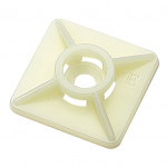 Laikiklis Elematic, plastmasė, balta, 27 mm x 27 mm