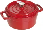 Emaliuotas ketaus puodas Staub La Cocotte, &Oslash;22 cm, 2.6 l, raudona sp.