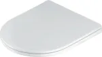 Unitazo sėdynė su dangčiu Deante Jasmin, balta sp., 42.8 cm x 36 cm