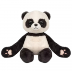 Pliu&scaron;inis žaislas panda 22121, baltas/juodas, 23 cm