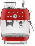 Espreso kavos aparatas Smeg 50's Style EGF03RDEU, sidabro sp./raudona sp.