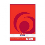 Užra&scaron;ų knygelė Herlitz 717538, langeliais, A5, 50 lapų, Raudona sp.