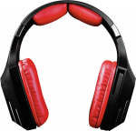Laidinės žaidimų ausinės Modecom MC-831 Rage, juoda sp./raudona sp.