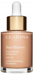 Skystas makiažo pagrindas Clarins Skin Illusion Natural Hydrating Foundation, 107 beige, 30 ml