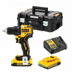 Akumuliatorinis suktuvas-gręžtuvas su akumuliatoriumi Dewalt DCD708D2T-QW, 18 V, 2 Ah