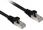 Laidas Sharkoon Cat.6a RJ-45, RJ-45, 20 m, juoda sp.