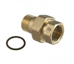 Jungtis TDM Brass 230R, 3/8 colio - i&scaron;orinis sriegis / 3/8 colio - vidinis sriegis, 3/8"